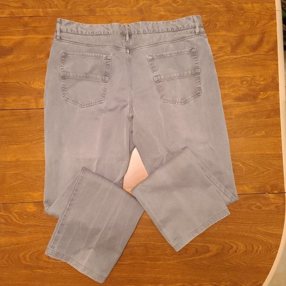 Hart  Schaffner Marx - Light Grey - Cotton Pants - 36 x 34 - Picture 2 of 4